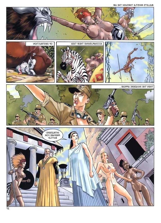 15P Lara Jones and the amazons sex comics