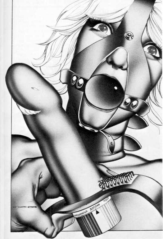 15P vintage bondage drawings of beautiful women
