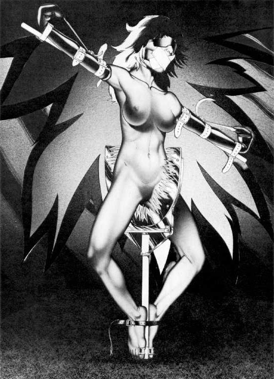 15P vintage bondage drawings of beautiful women