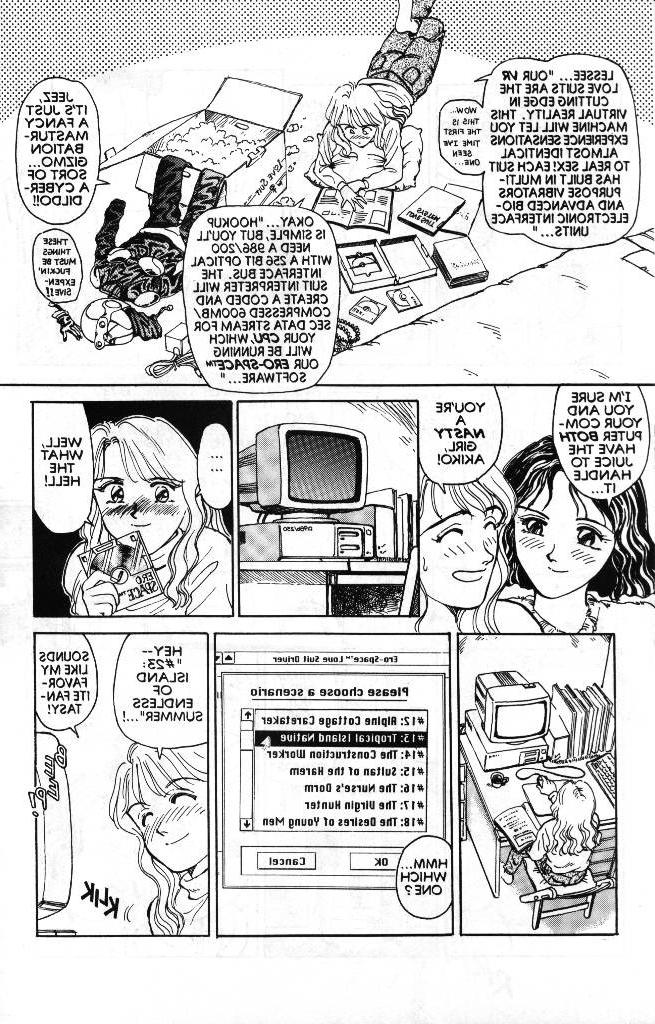 15P horny blonde anime breast bondage sex