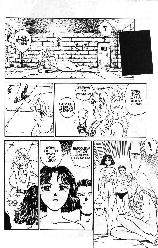15P horny blonde anime breast bondage sex