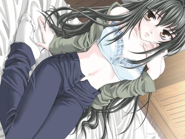 15P Anime girl gets it rough
