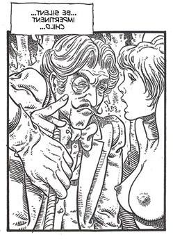 15P vintage comic with painful bondage sex