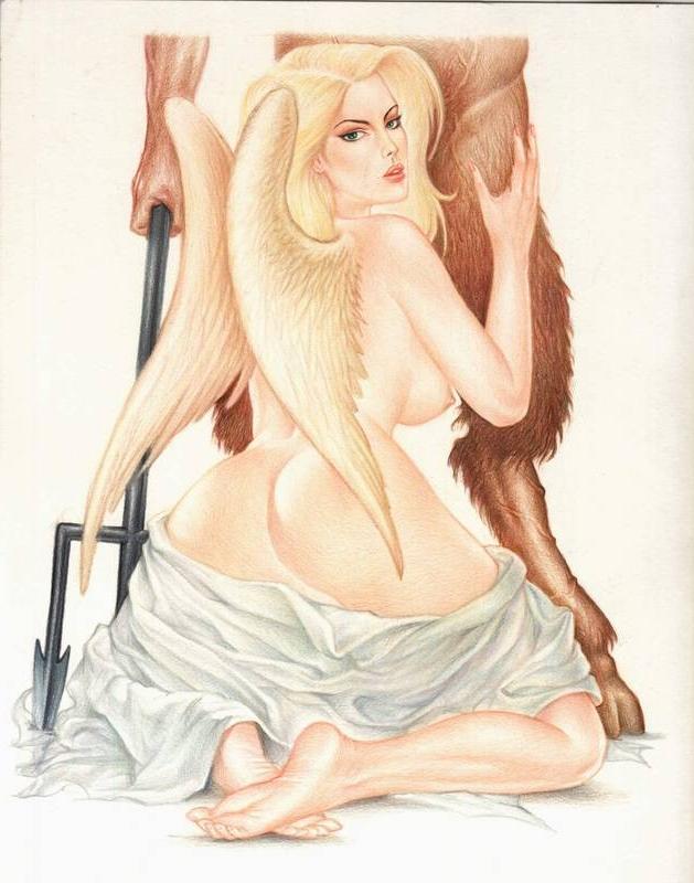 15P fantasy women in beautiful bondage art