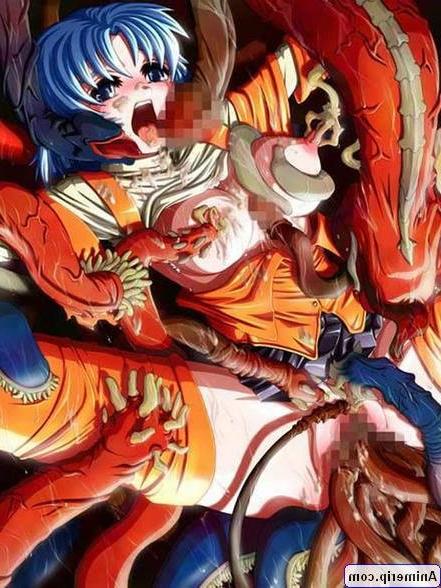 15P Anime girls gets violated hard