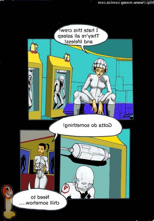 20P Cartoon comics with space porn adventure