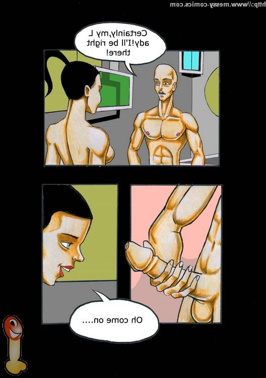20P Cartoon comics with space porn adventure
