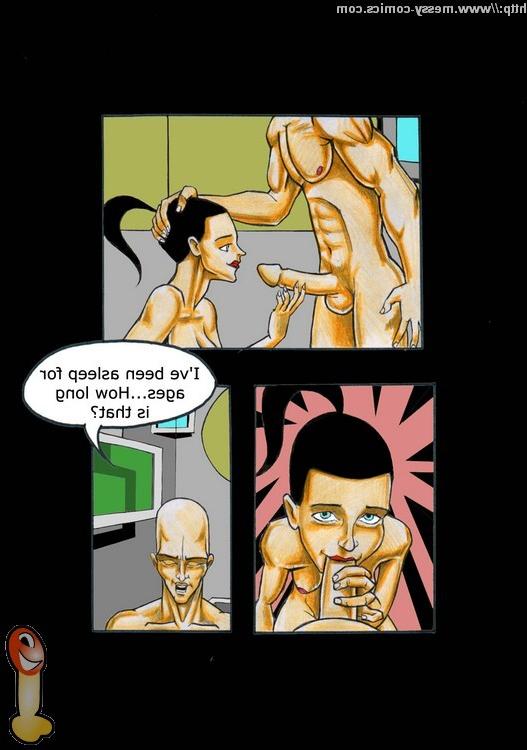 20P Cartoon comics with space porn adventure