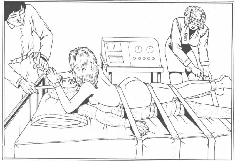15P classic female bondage art drawings
