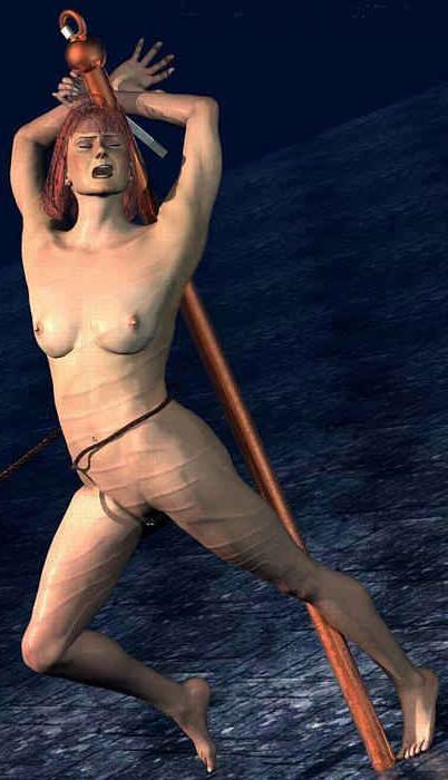14P computer generated female bdsm art