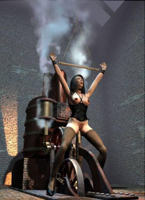 14P computer generated female bdsm art