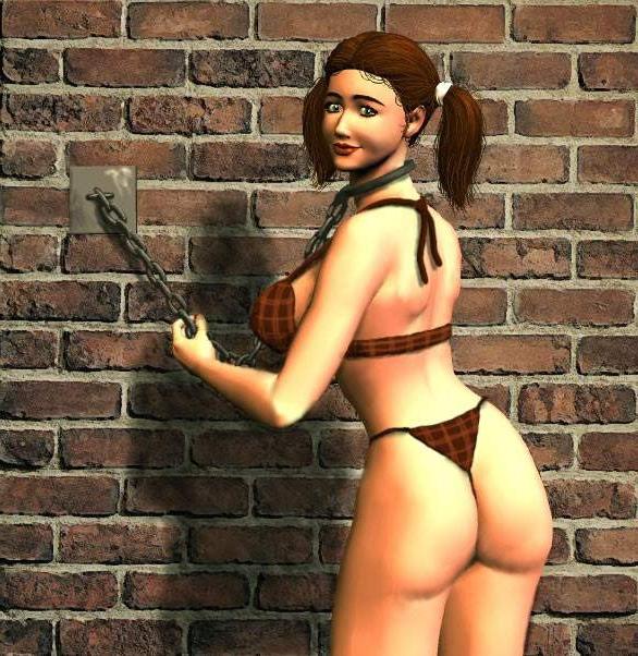 14P computer generated female bdsm art