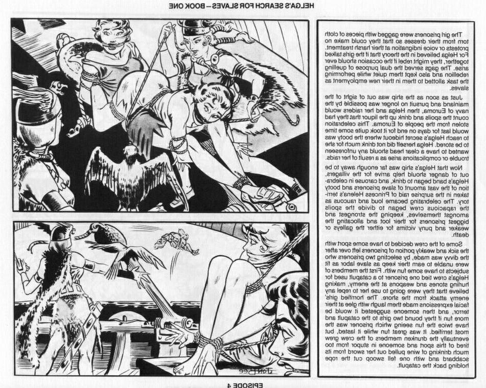15P vintage women in hard bondage comic