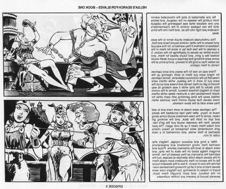 15P vintage women in hard bondage comic