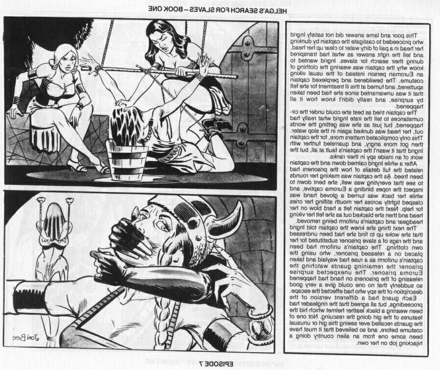 15P vintage women in hard bondage comic