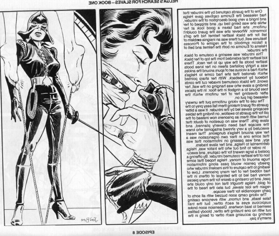15P vintage women in hard bondage comic