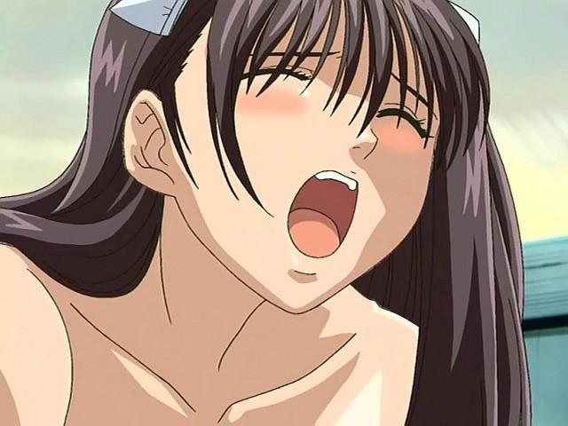 16P Cute anime girl gets nailed and covered with cum