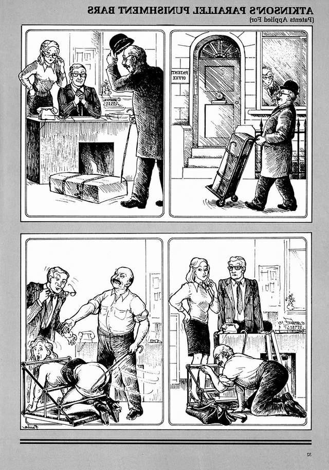 15P classic female hard spanking drawings