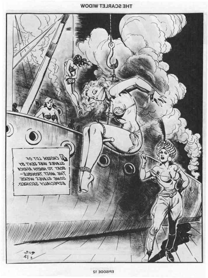 15P vintage evil lesbian bondage comic