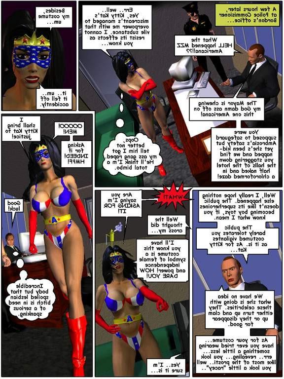 15P Miss America sexual bondage comic