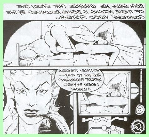 15P classic lesbian dungeon bondage comic