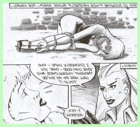 15P classic lesbian dungeon bondage comic