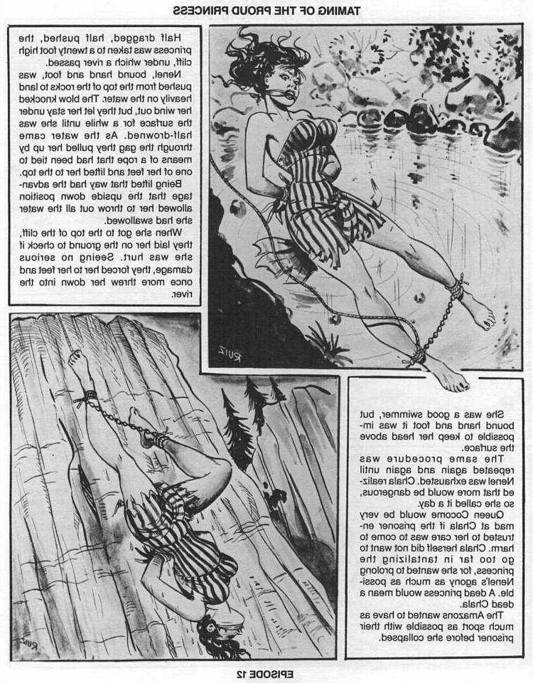 15P classic erotic lesbian bondage comic