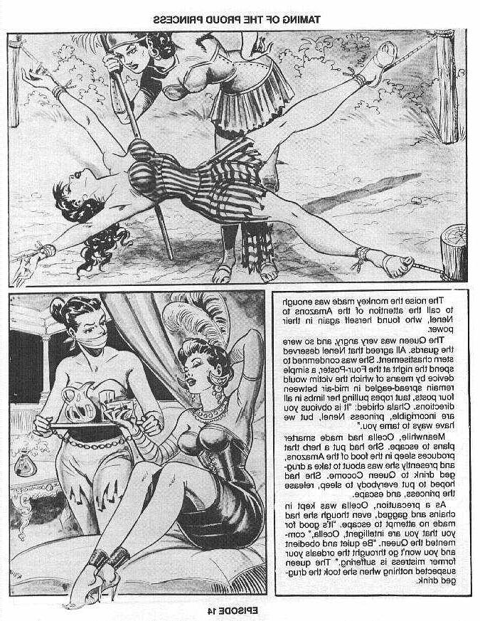 15P classic erotic lesbian bondage comic