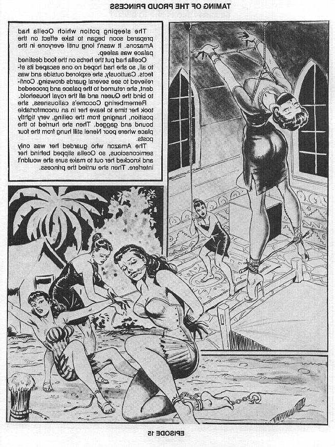 15P classic erotic lesbian bondage comic