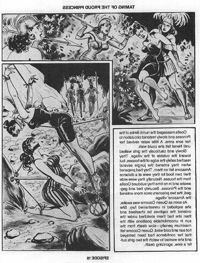 15P classic erotic lesbian bondage comic