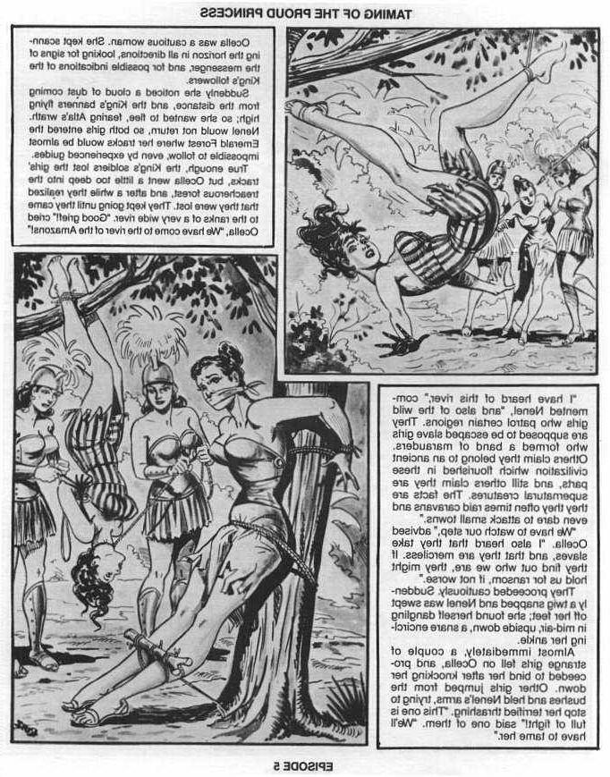 15P classic erotic lesbian bondage comic