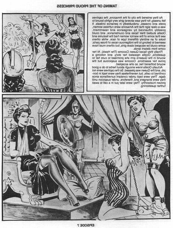 15P classic erotic lesbian bondage comic