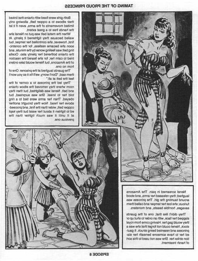 15P classic erotic lesbian bondage comic