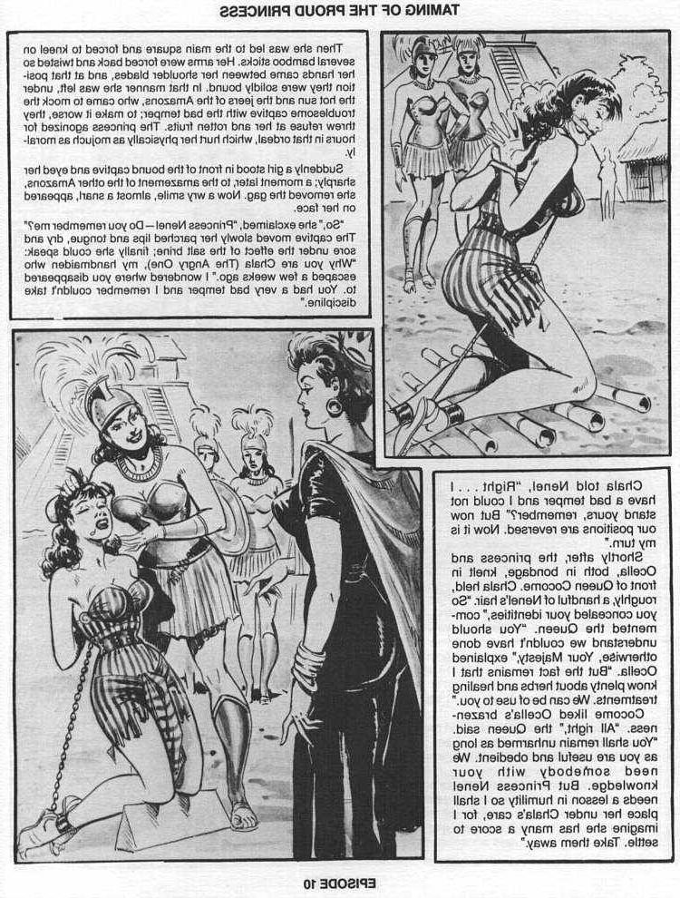 15P classic erotic lesbian bondage comic