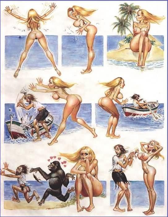 16P Funny classic erotic comic tales