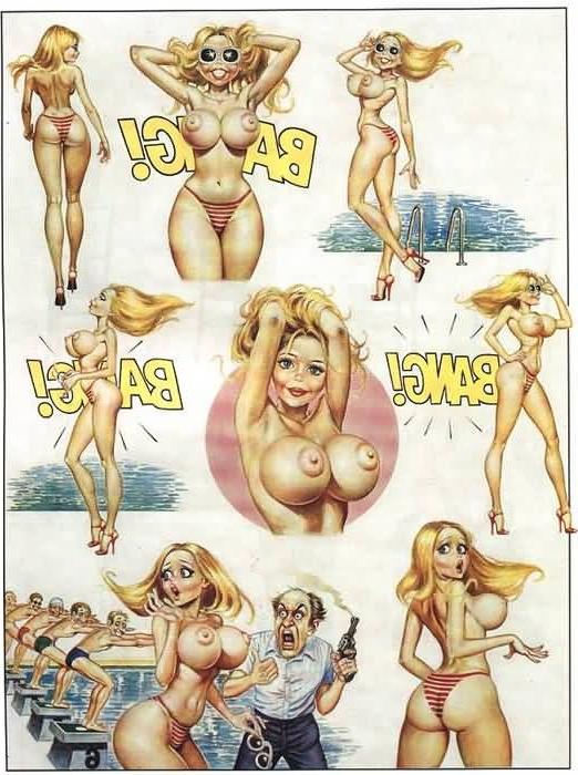 16P Funny classic erotic comic tales