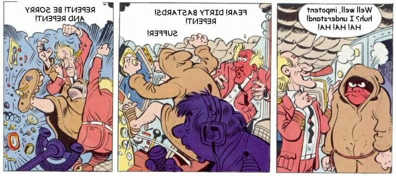 16P Funny comic adventures the stewardess