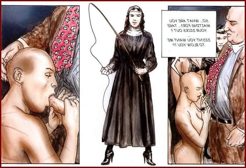 16P Hardcore-Comic-Fetisch über Nonnen und Sexsklaven