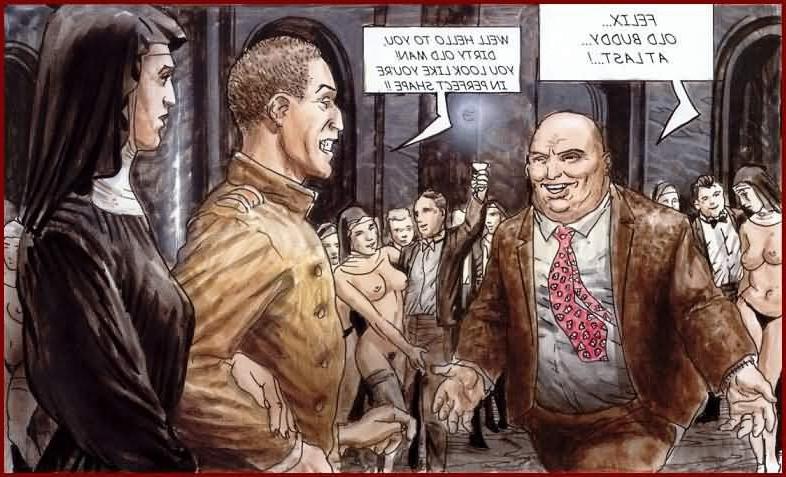 16P Hardcore-Comic-Fetisch über Nonnen und Sexsklaven