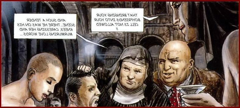 16P Hardcore comic nuns orgy