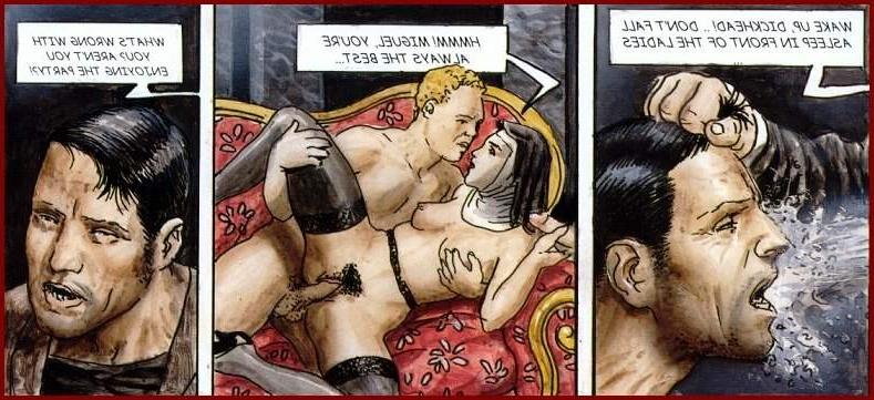 16P Hardcore comic nuns orgy