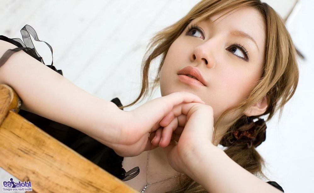 15P Petite japanese Ria Sakurai showing tits and pussy