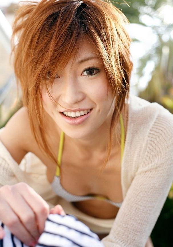 16P Japanese Yu Saotome showing long legs while posing
