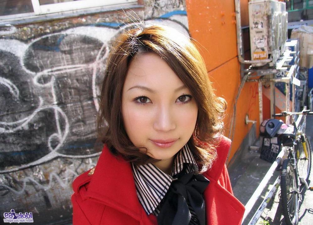 15P Sweet japanese cutie Megu shows hot tits and pussy
