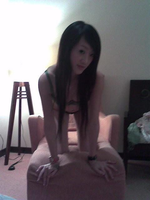 15P Sweet Asian girl photographed by her friend posing nude