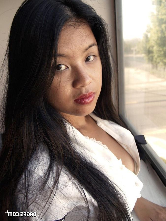 11P Asian Girlfriend Tied to Chair with hairy Pussy Exposed