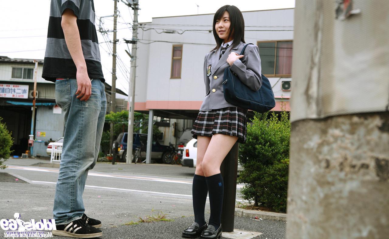 15P Japanese av idol schoolgirl naked in studio