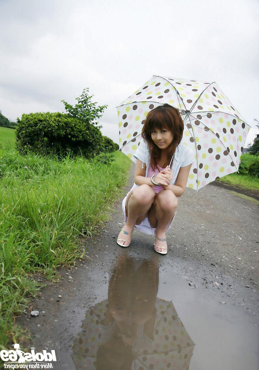 16P Japanese teen outdoors