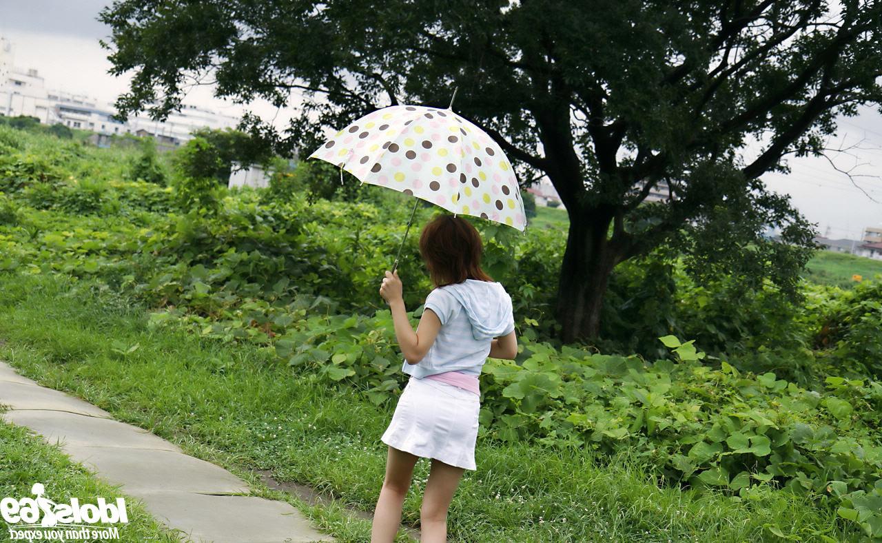 16P Japanese teen outdoors