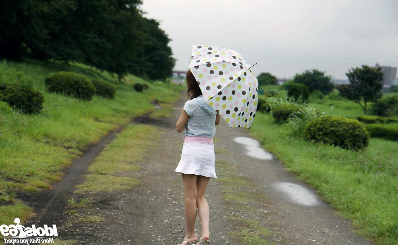 16P Japanese teen outdoors